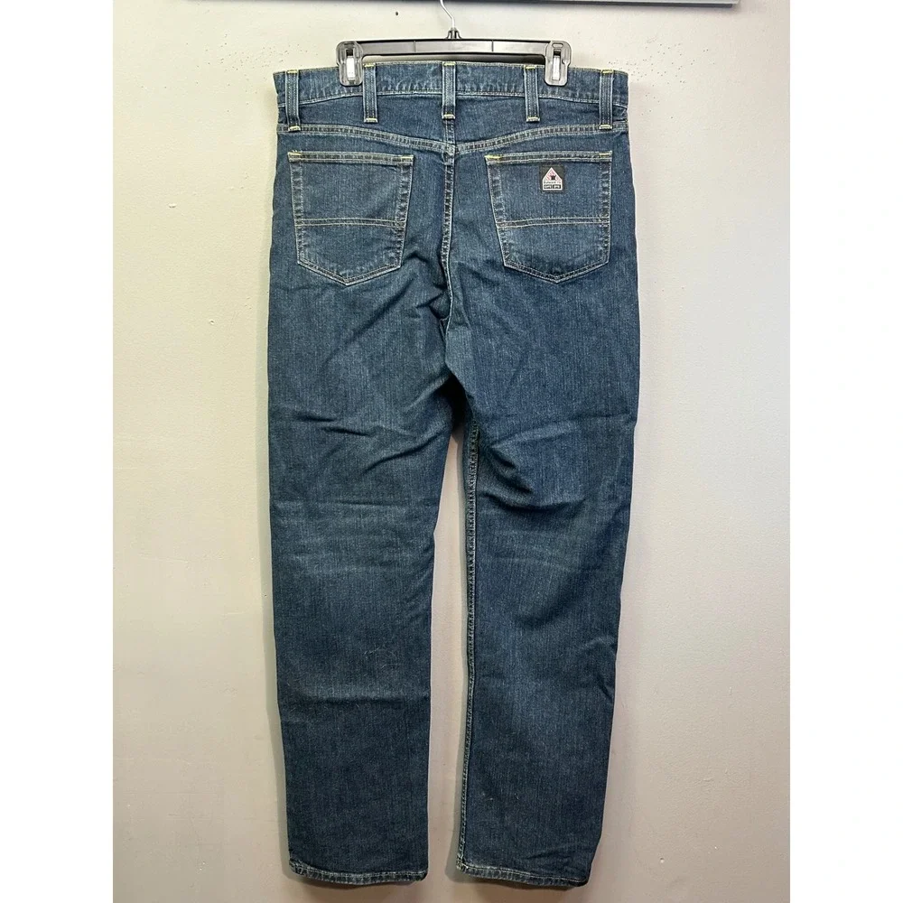 Bulwark Jeans Men 36x32 Blue FR Flame Resistant CAT2 PSJ4SD2 Workwear Denim